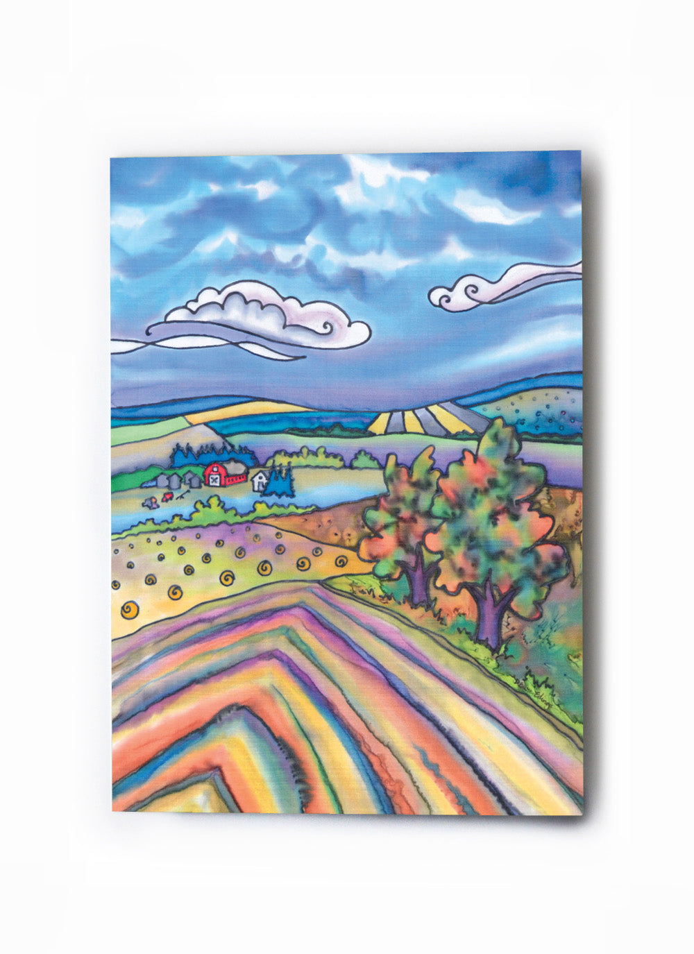 Harvest Windrows Art Card | 5" x 7"