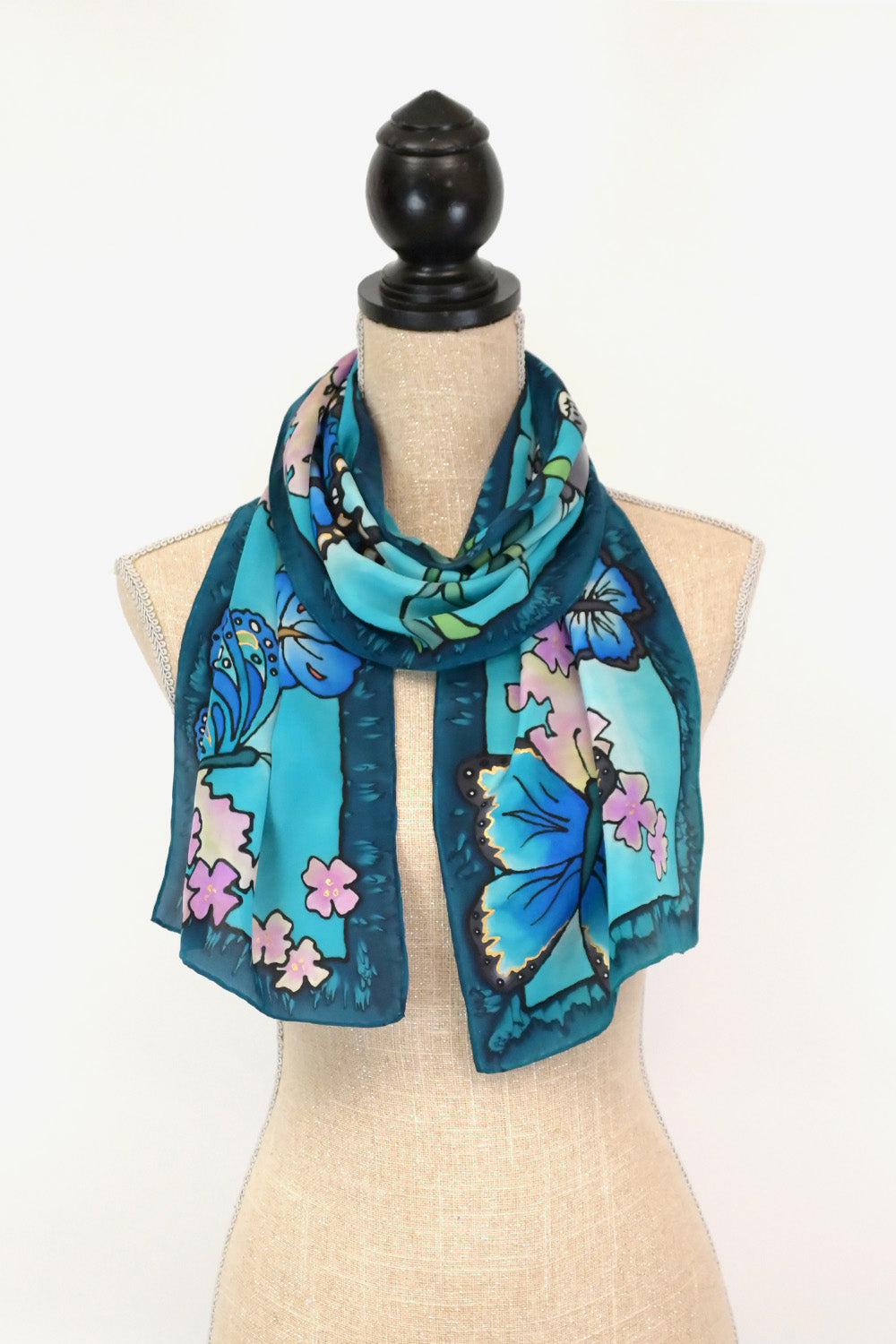 Butterfly Meadow Scarf | 12"x60"