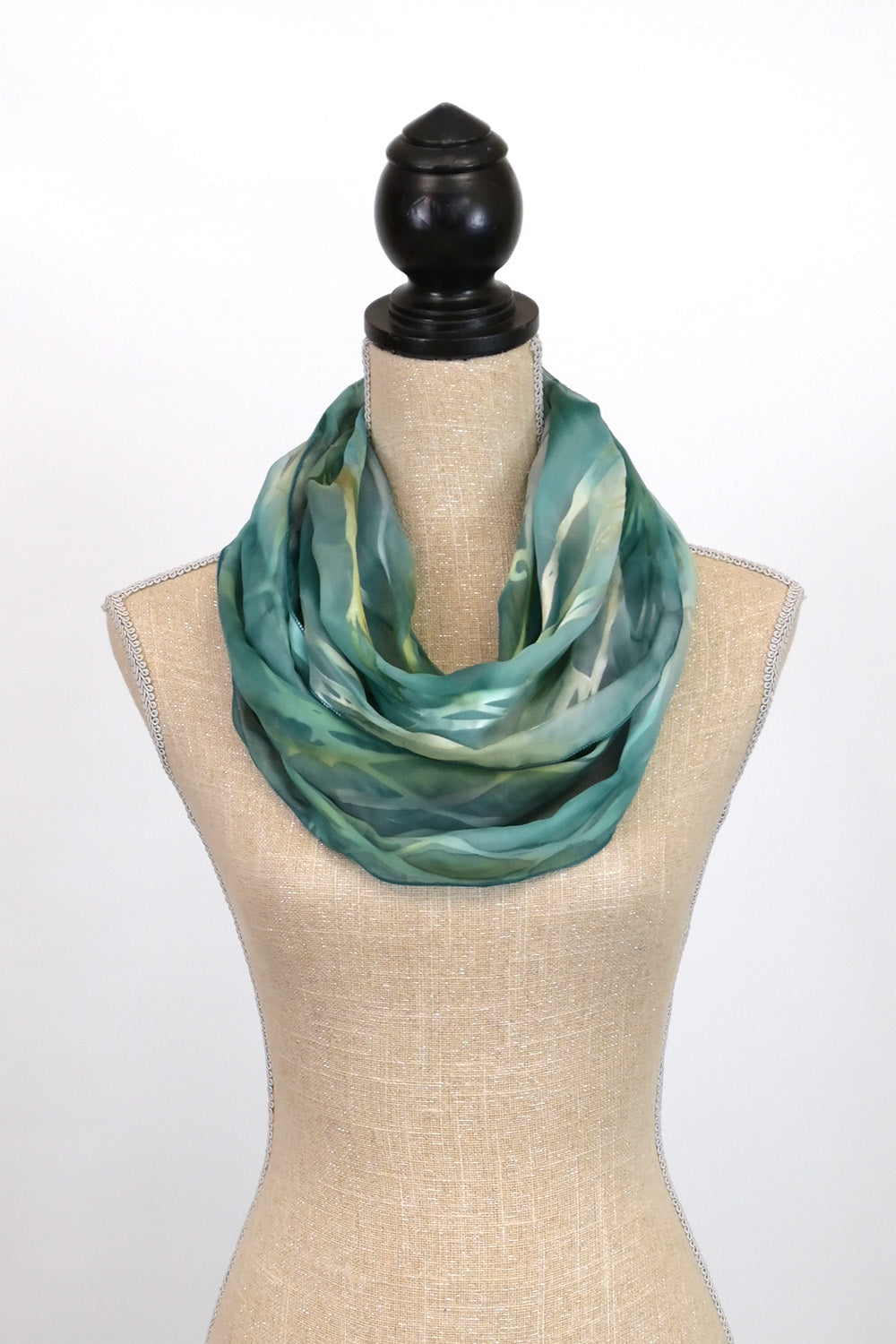 Hand-Painted Silk Scarves, Garments, and Artwork
