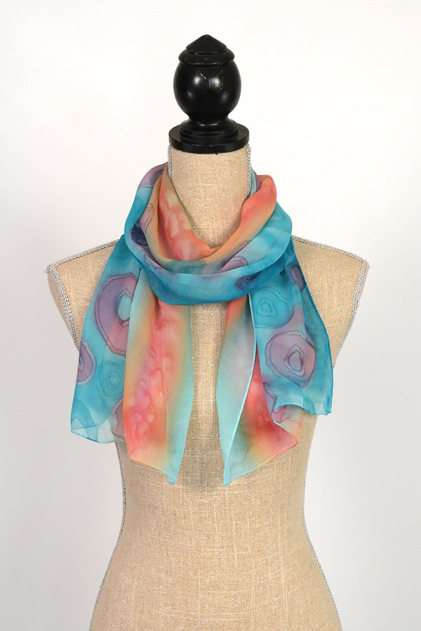 Handpaintedsilkscarfringspatte