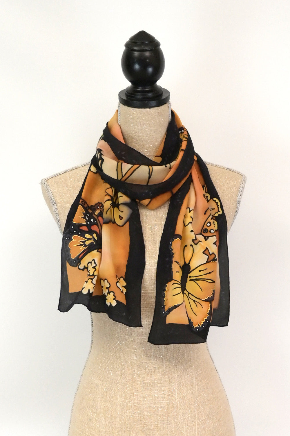 Butterfly Meadow Scarf | 12"x60"