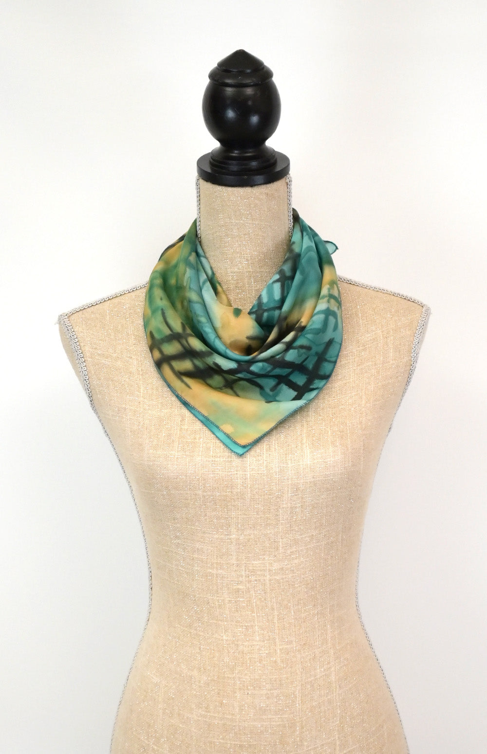 Hand-Painted Silk Scarves, Garments, and Artwork