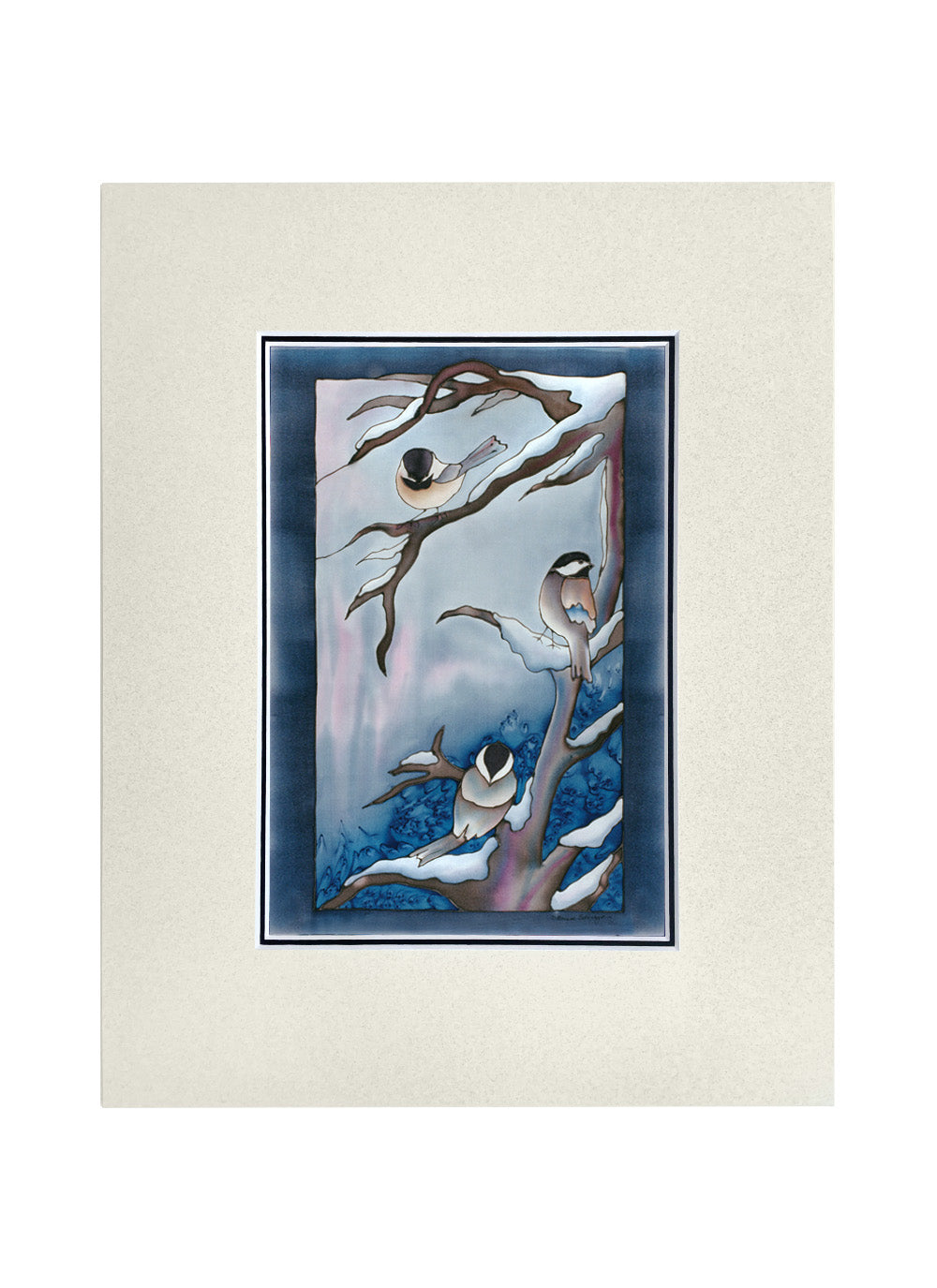 Winter Chickadee 1 Print | 11"x14"