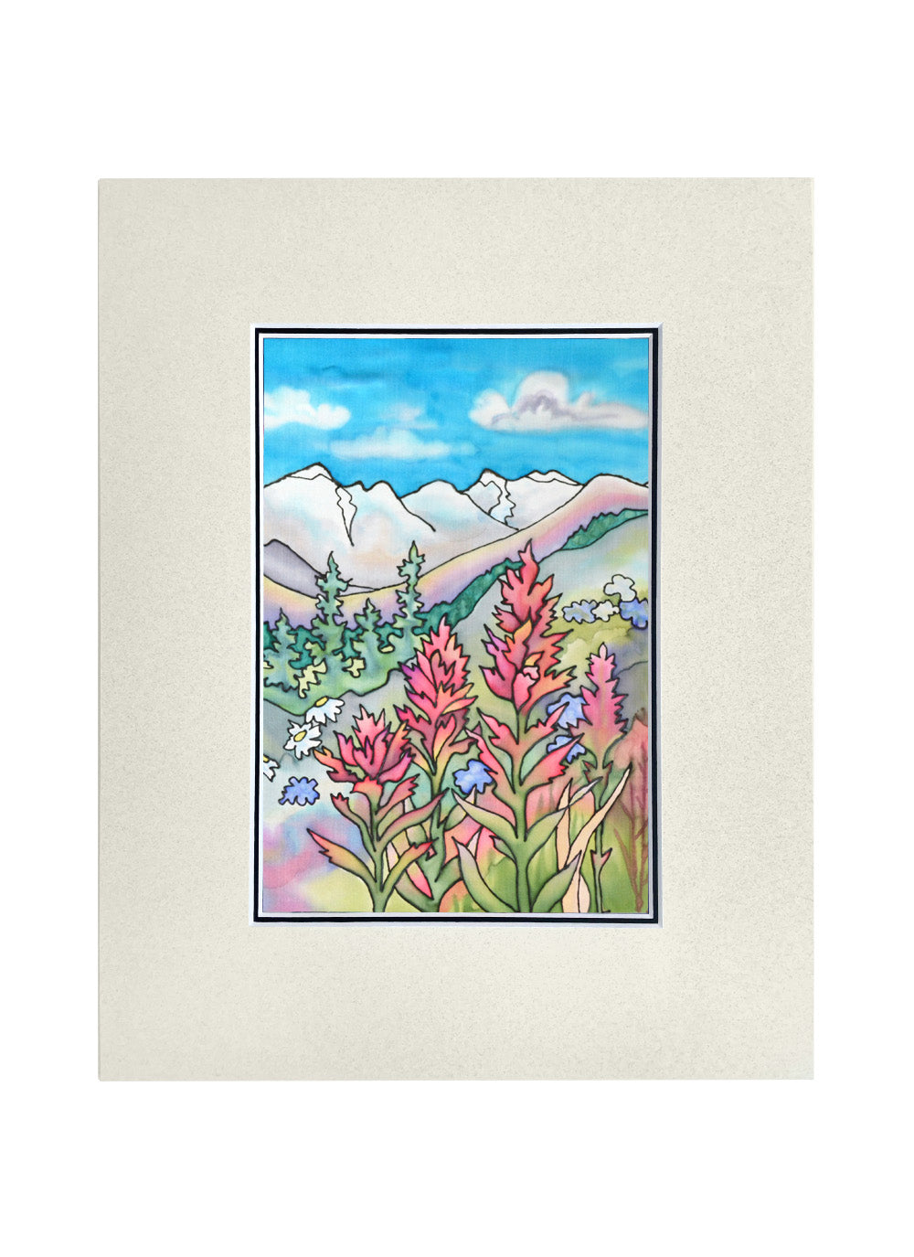 Indian Paintbrush II Print | 11"x14"