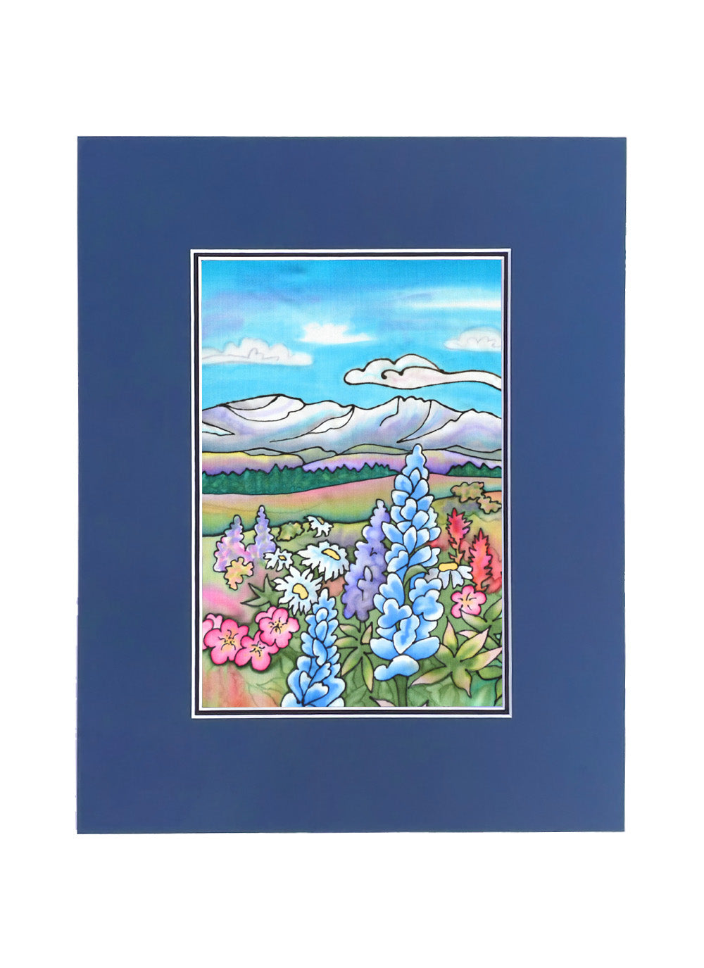 Lupins Wildflower Print | 11"x14"