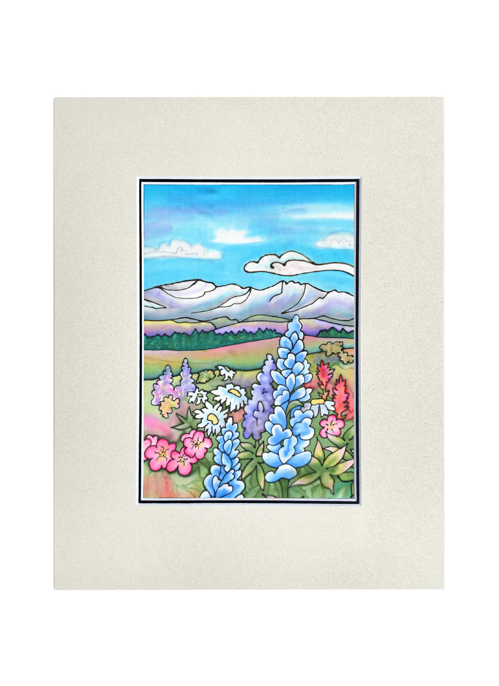 Lupins Wildflower Print | 11"x14"