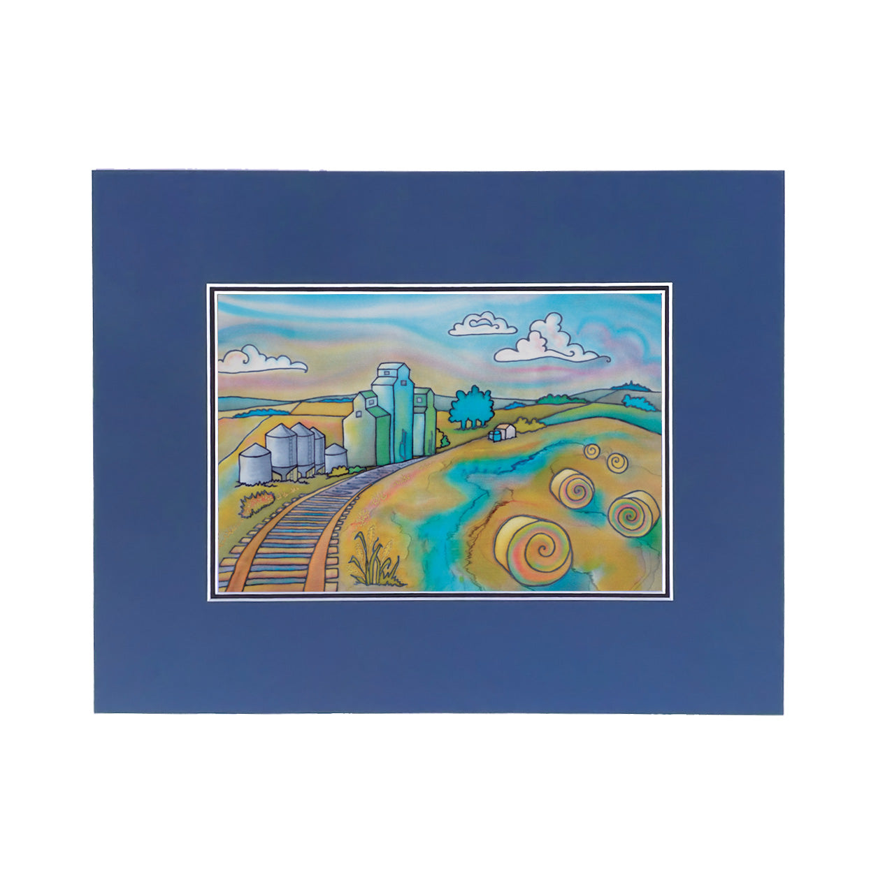 Prairie Dusk - Railway Print | 14"x11"