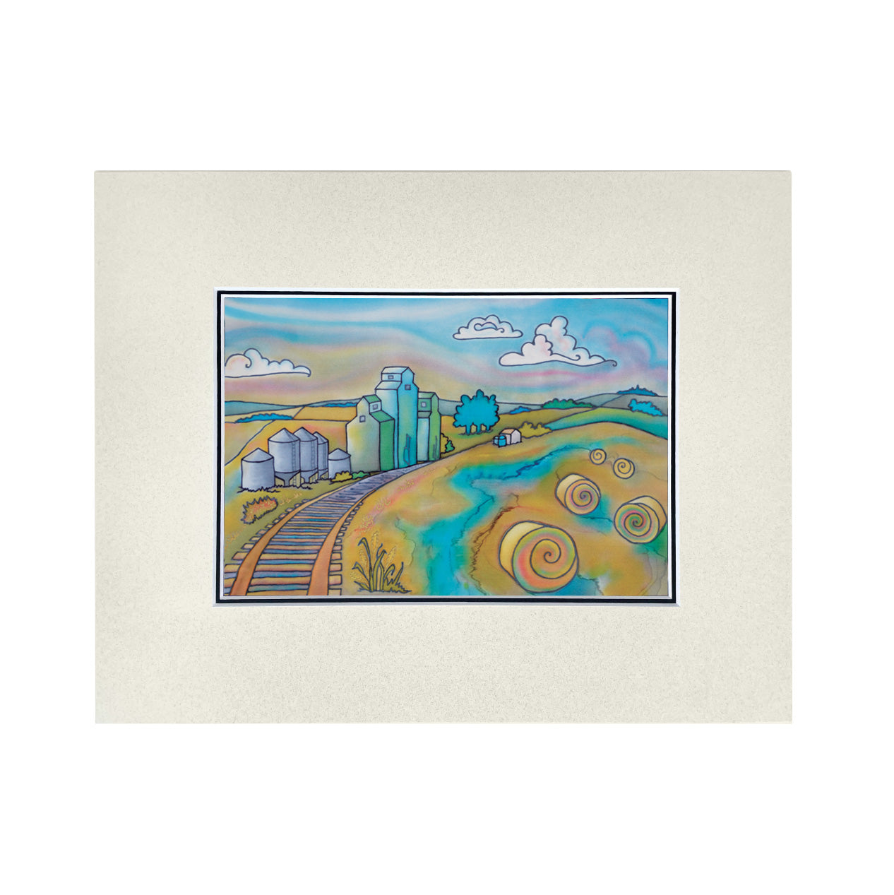 Prairie Dusk - Railway Print | 14"x11"