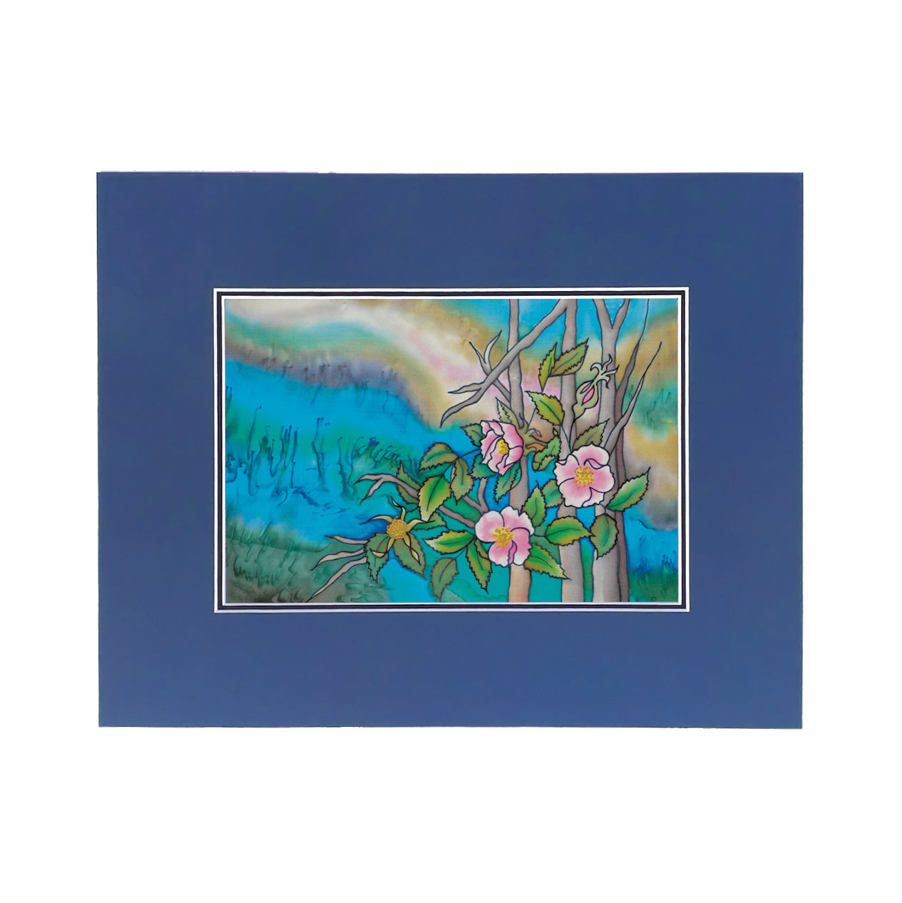 Prairie Dusk - Wild Roses Print | 14"x11"