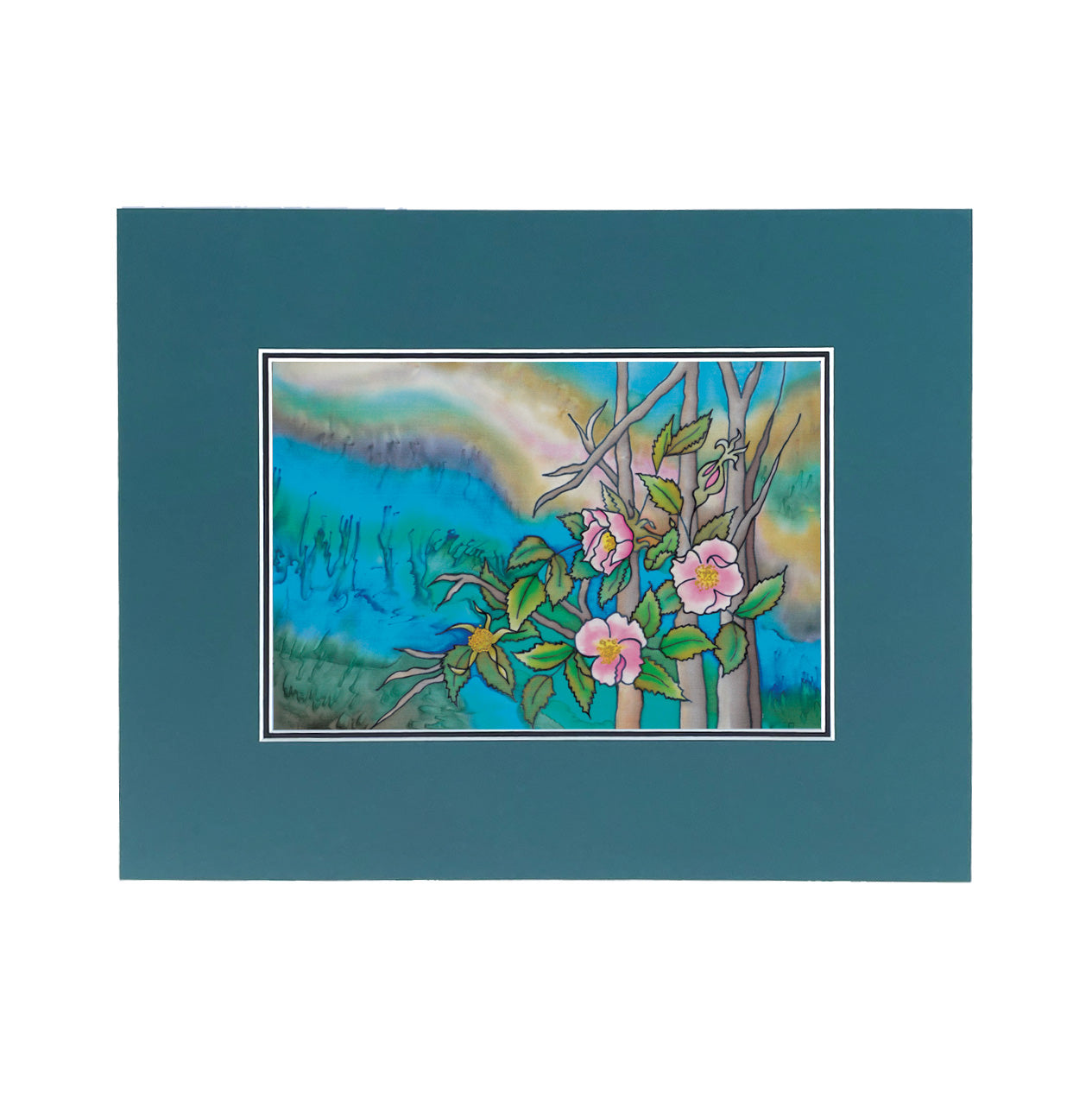 Prairie Dusk - Wild Roses Print | 14"x11"