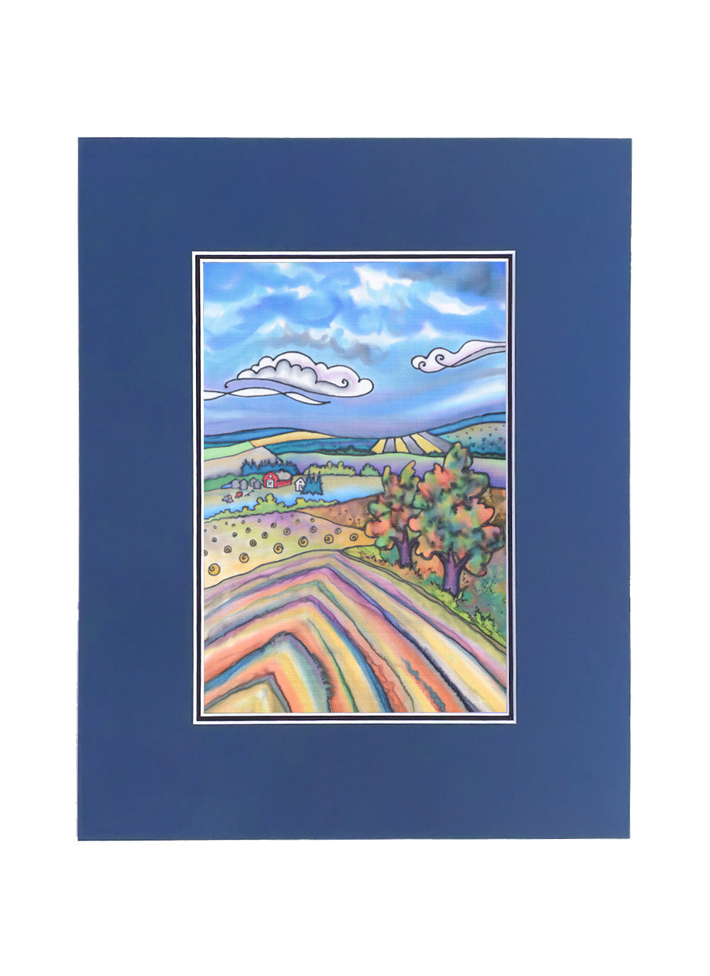 Harvest Windrows Print | 11"x14"