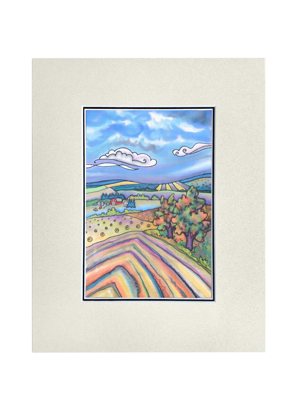 Harvest Windrows Print | 11"x14"