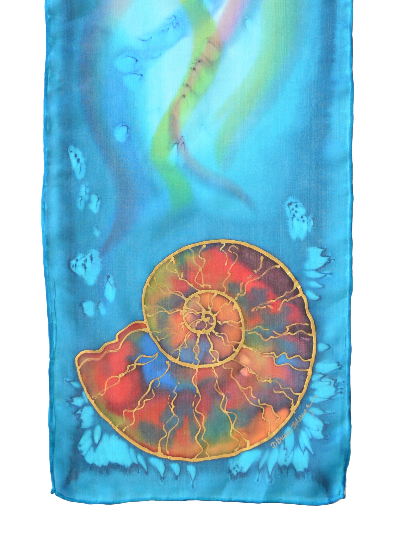 Ammonite Scarf | 8" x 54"