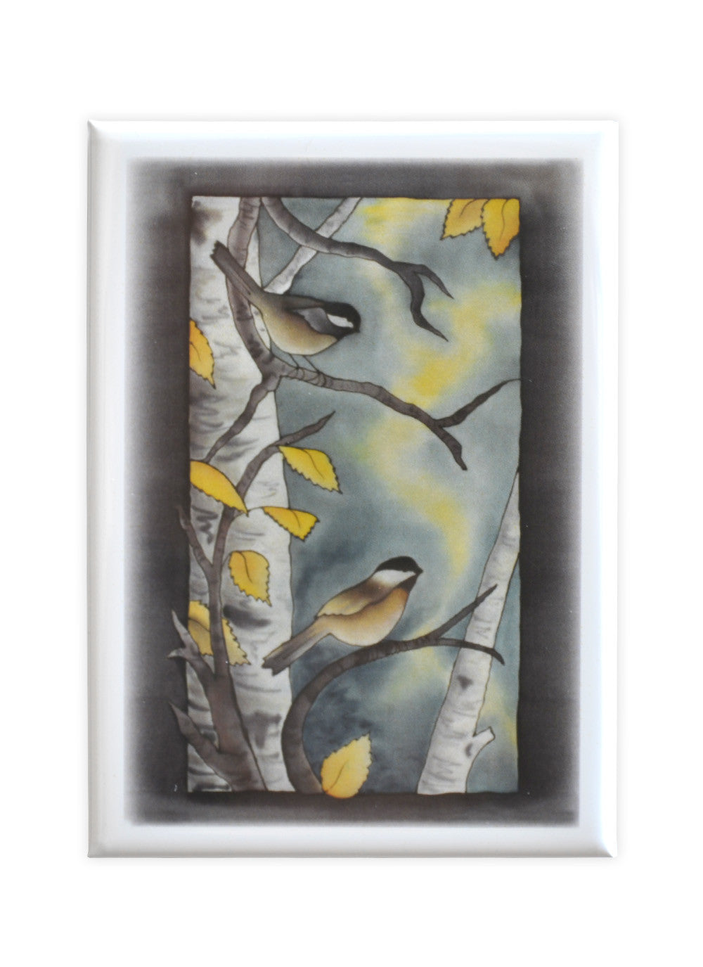 Autumn Chickadee Magnet | 2.5"x3.5"