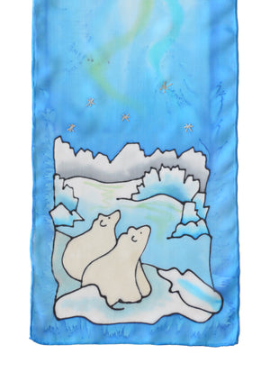 Polar Bear Cubs Scarf | 8"x54"