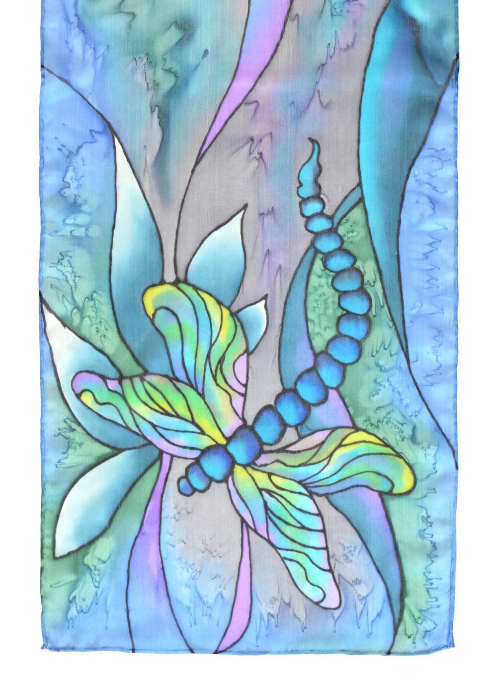 Dramatic Dragonfly Scarf | 11"x60"