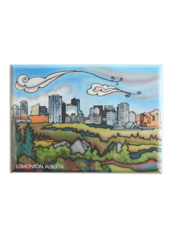 Edmonton Cityscape by Silk Concepts Silk Concepts