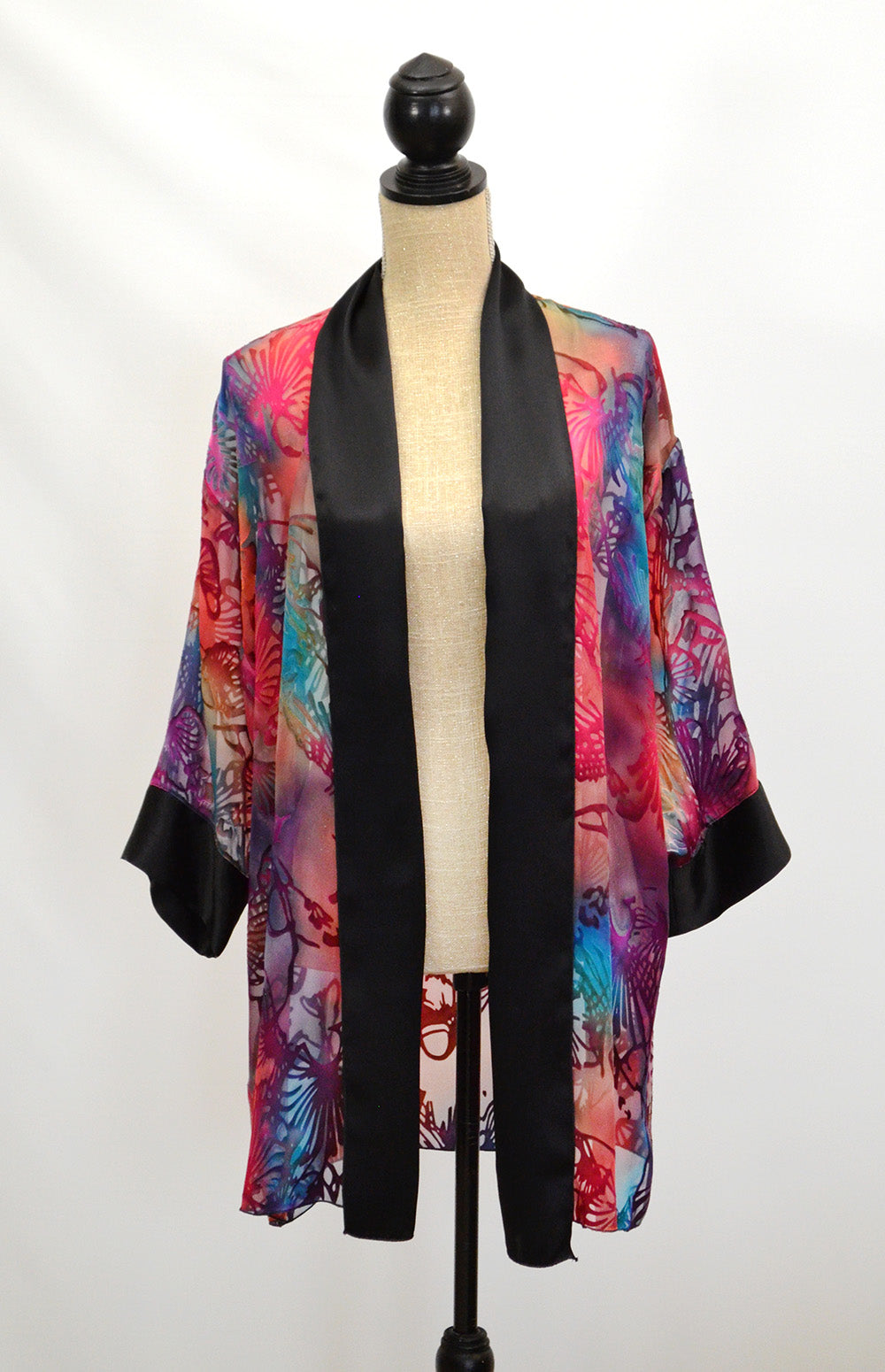 Etched Silk Kimono