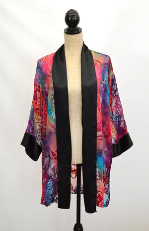 Etched Silk Kimono