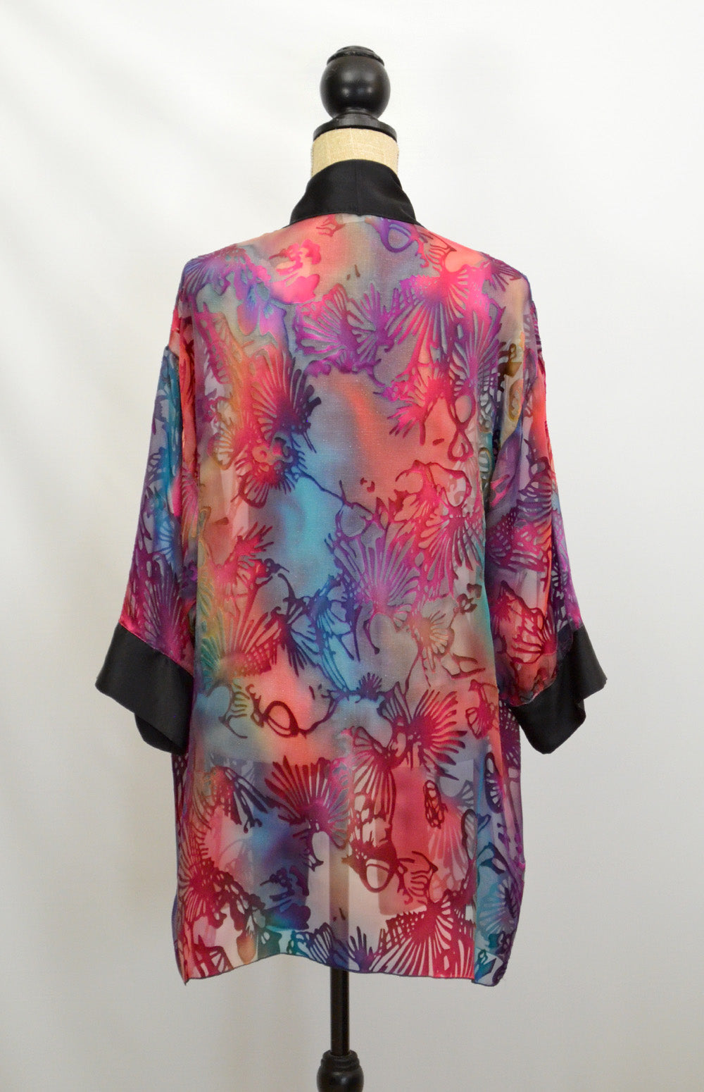 Etched Silk Kimono