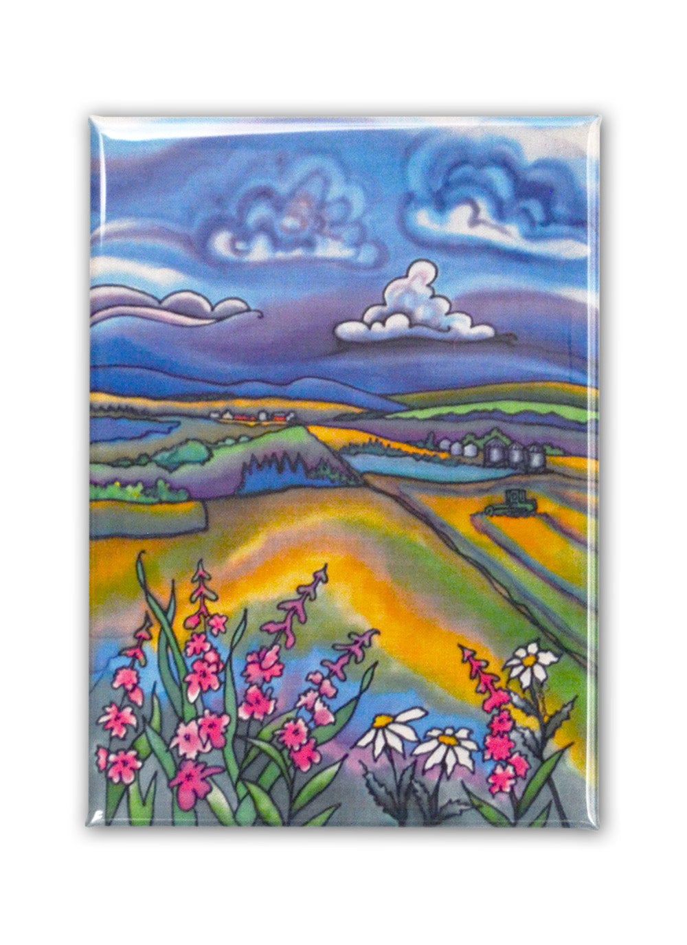 Summer Haying Magnet | 2.5"x3.5"