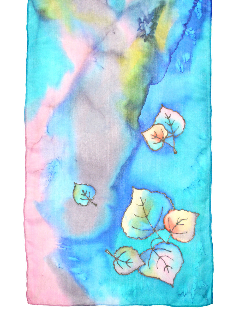 Floating Leaves Scarf | 11"x60"