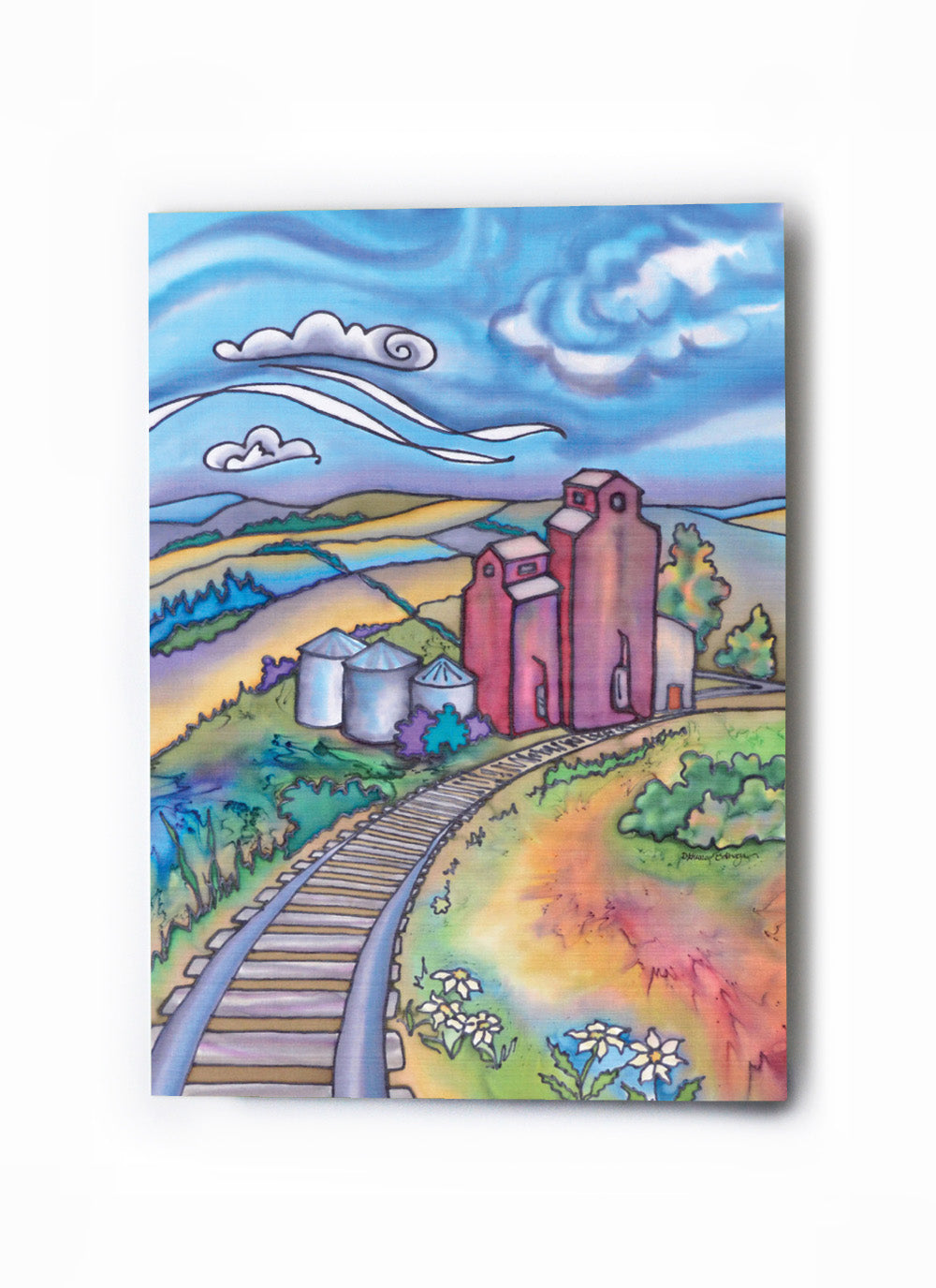 Grain Elevators II Art Card | 5" x 7"