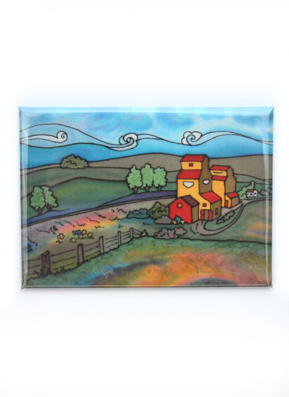 Grain Elevator Magnet | 3.5"x2.5"