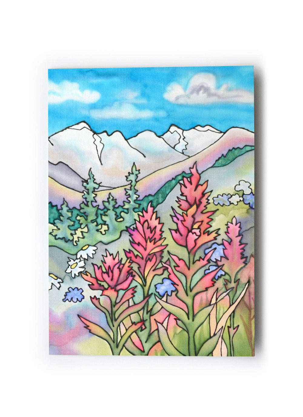 Indian Paintbrush II Art Card | 5"x7"