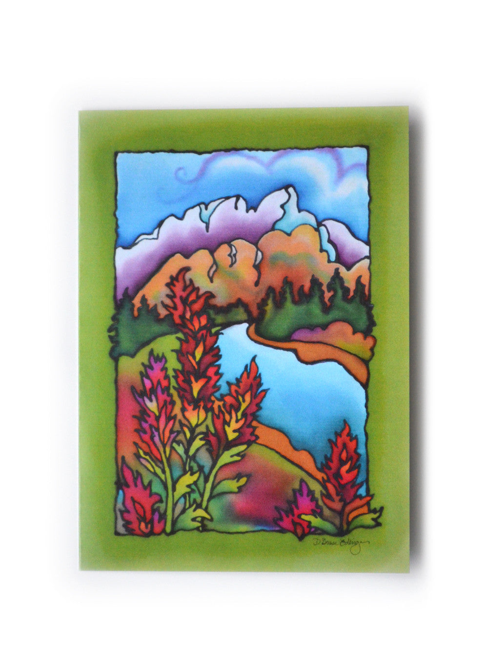 Indian Paintbrush Art Card 5