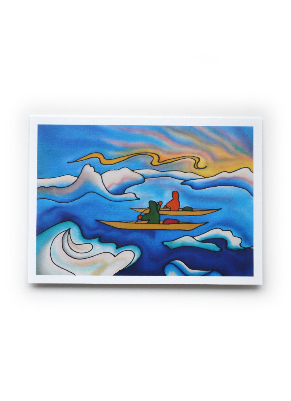 Kayakers Art Card | 7" x 5"