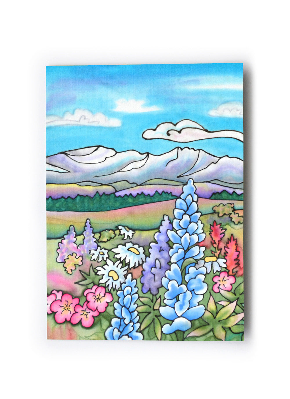 Lupins Art Card | 5"x7"