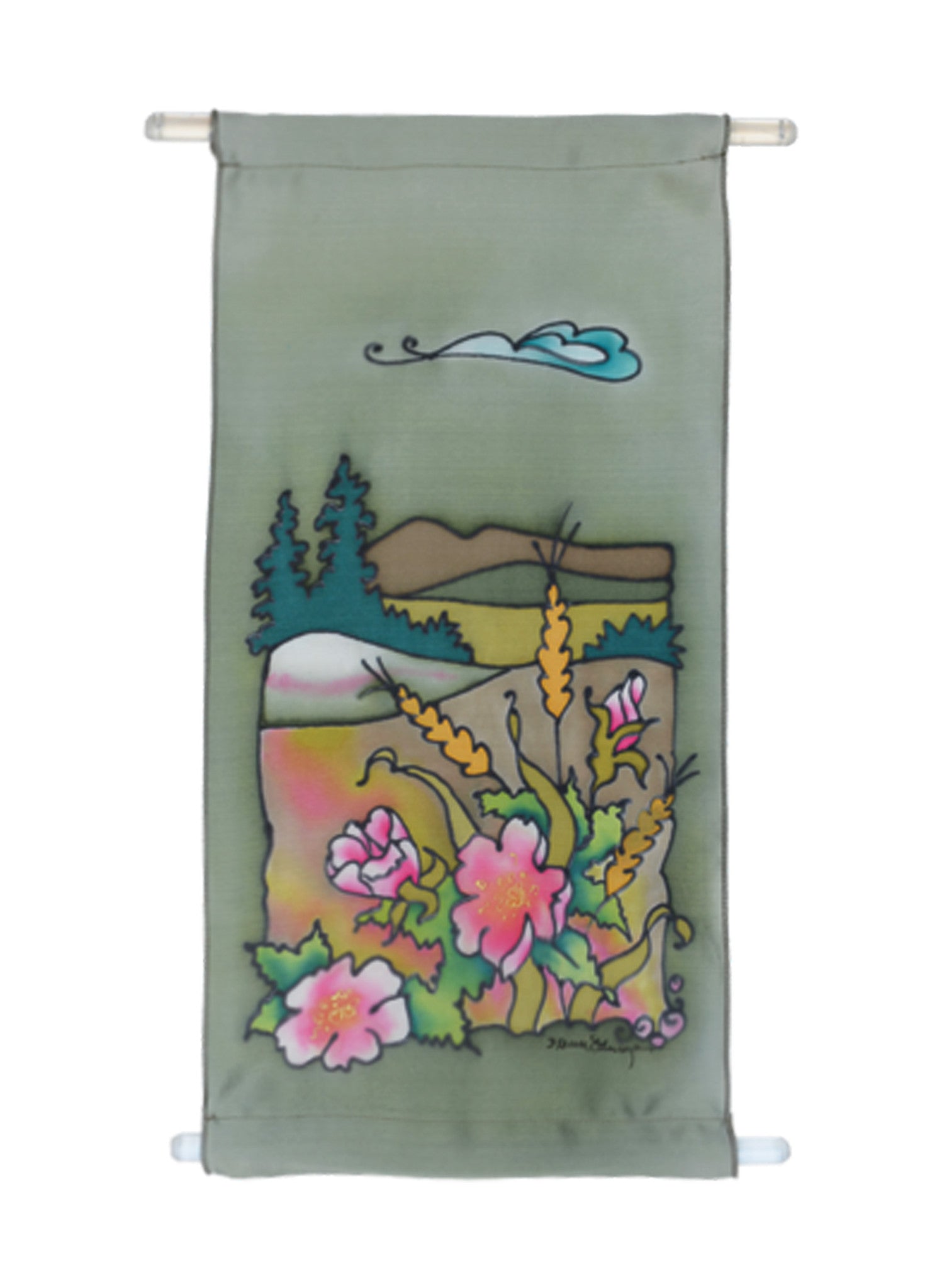 Parkland Rose Banner | 8"x16"