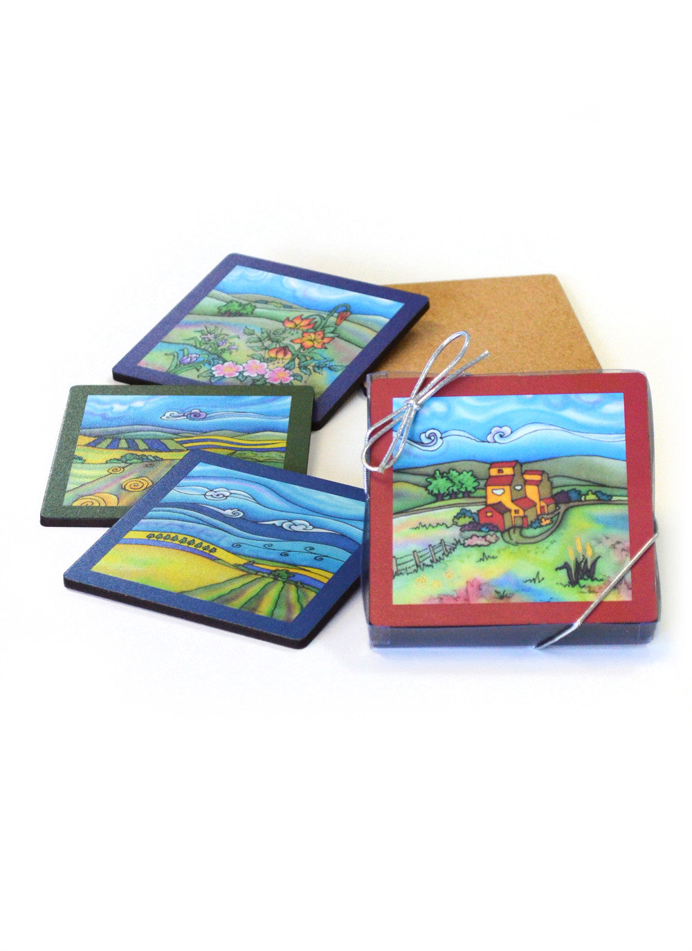 Prairie Coasters | 3.5" Square