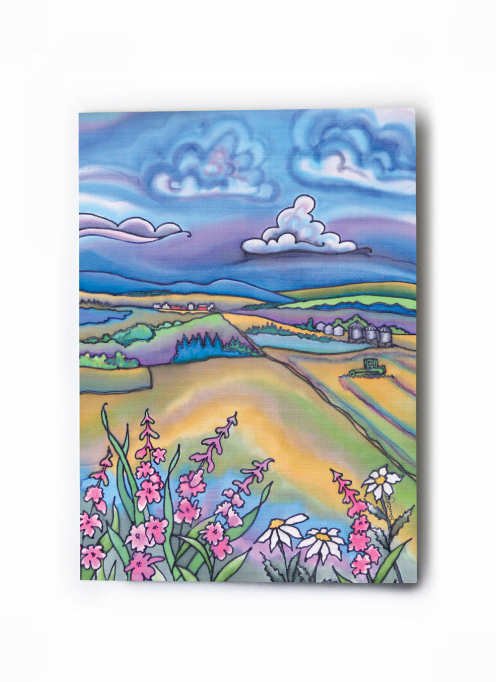 Summer Haying Art Card | 5" x 7"