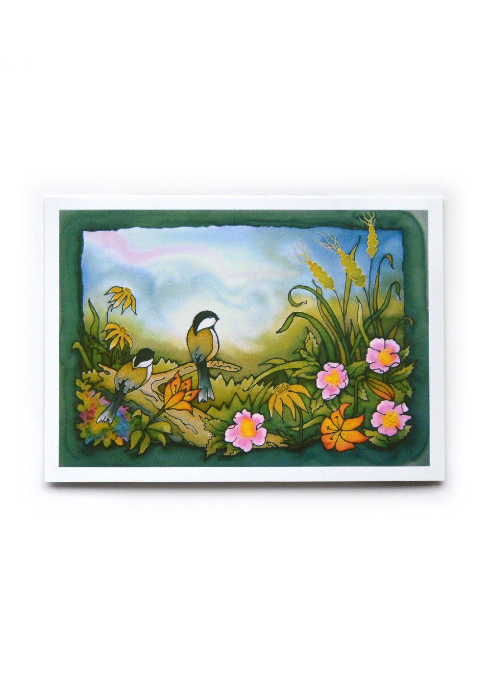 Summer Chickadee 2 Art Card | 7" x 5"