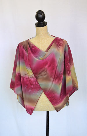 Twisted Crepe de Chine Shawl | Clearance