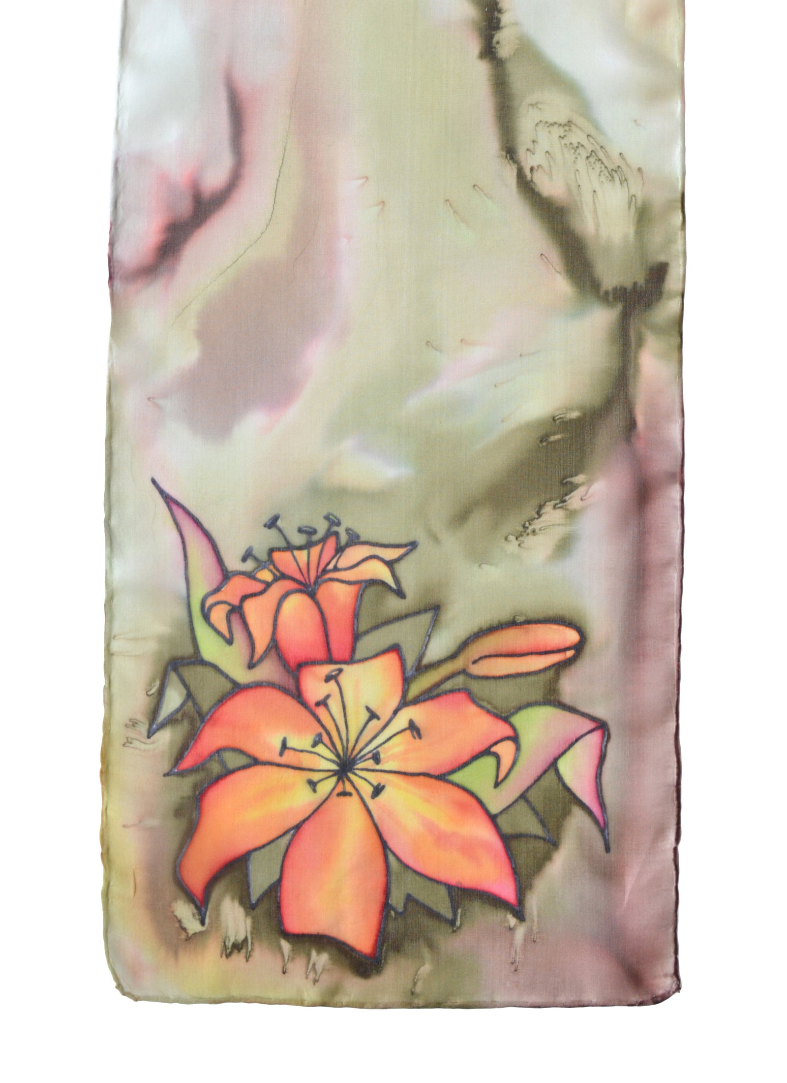 Western Lily Scarf | 8"x54"