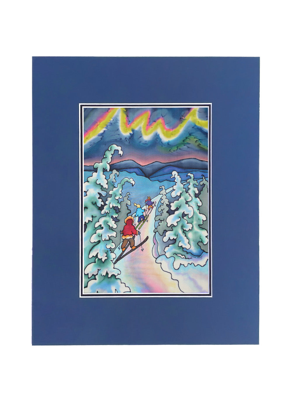 Winter Fun - Skiing Print | 11"x14"