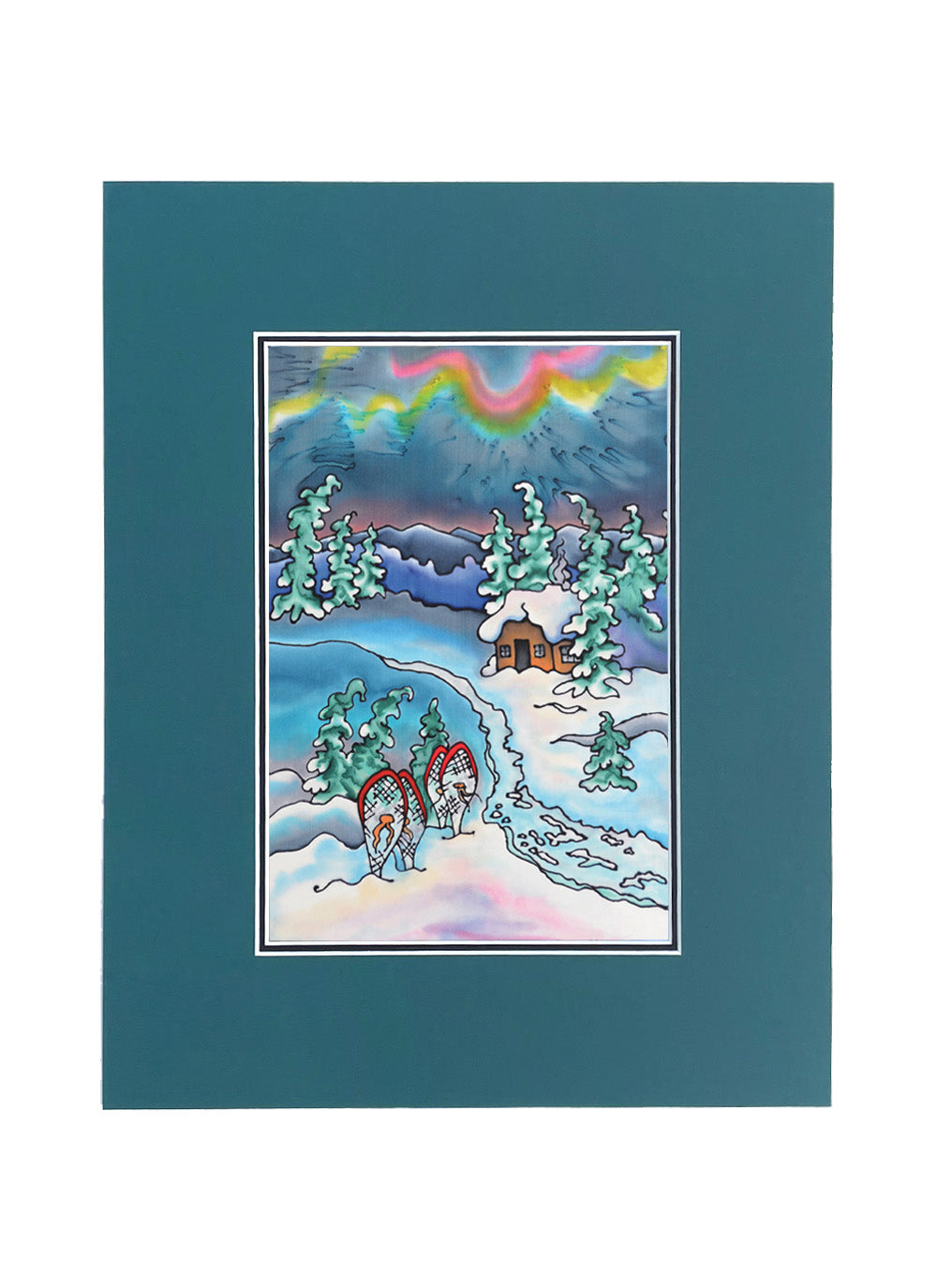 Winter Fun - Snowshoeing Print | 11"x14"