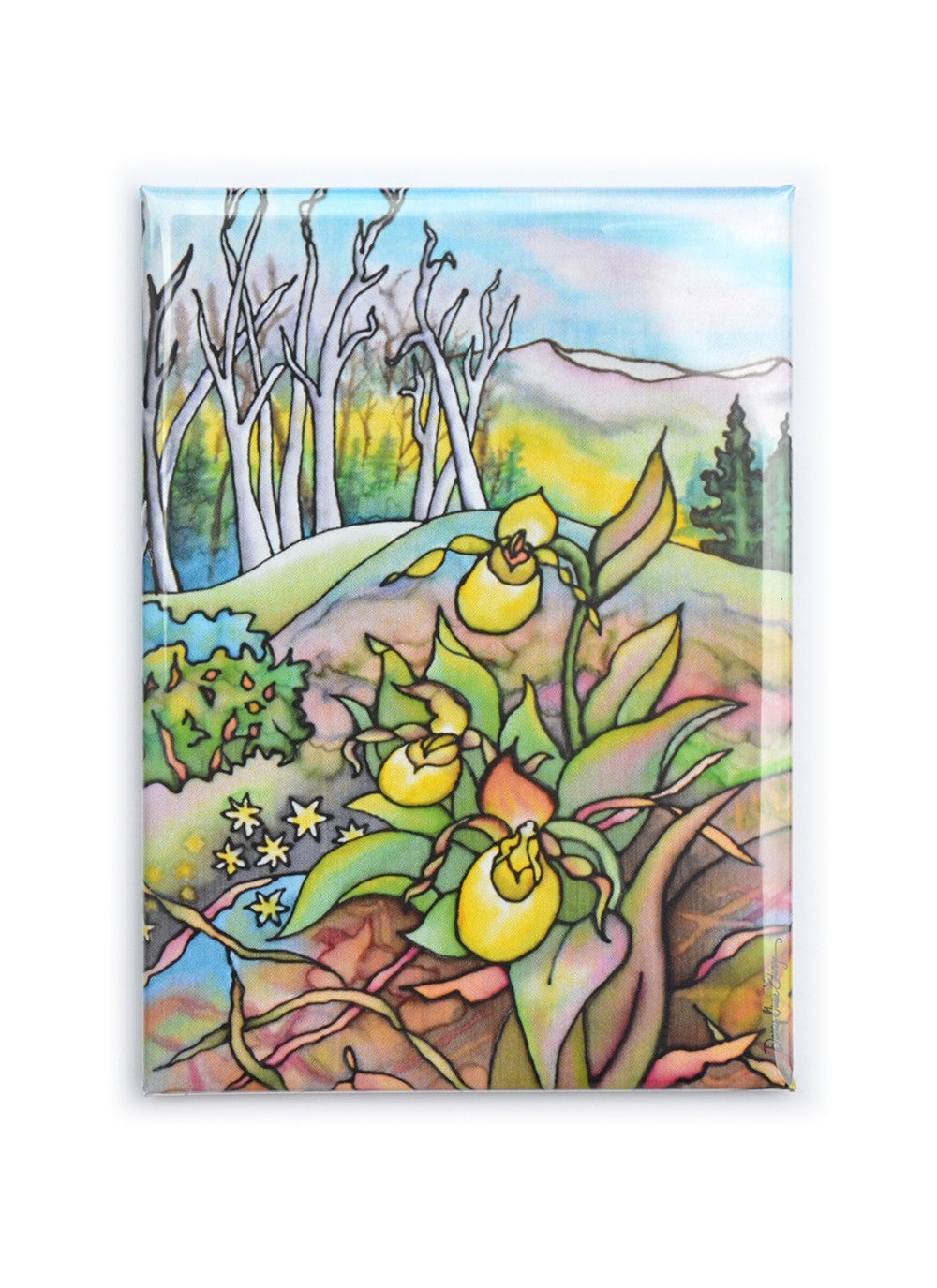 Lady Slipper Magnet | 2.5"x3.5"